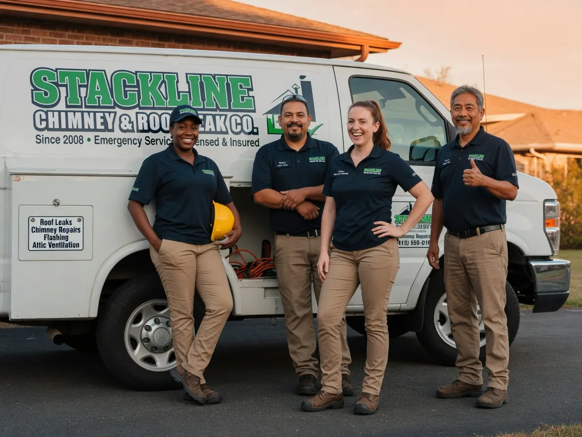 Chimney flashing repair company in Clarksville, OH